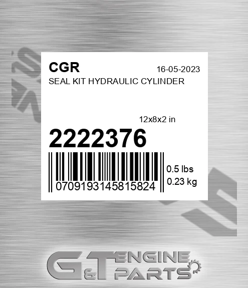 2222376 Seal Kit Hydraulic Cylinder