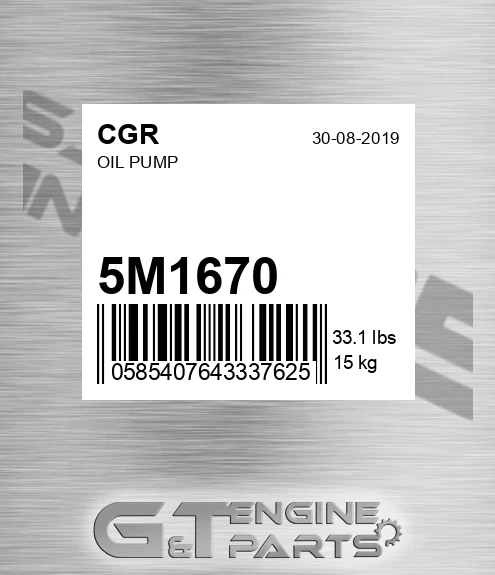 5M1670 Oil Pump