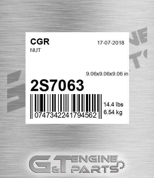 2S7063 CGR Nut