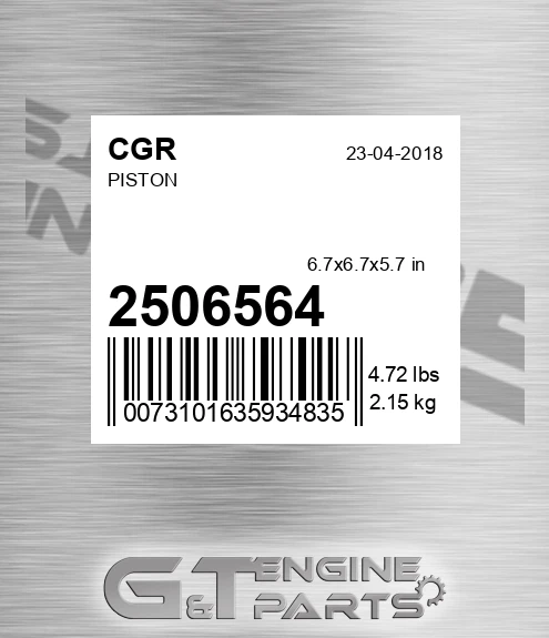 2506564 Piston for CGR