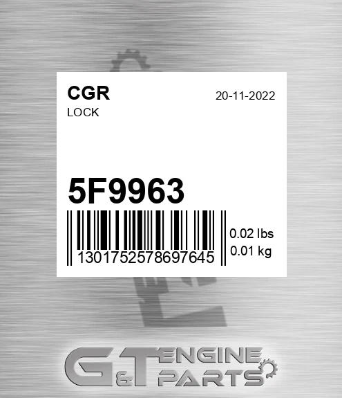 5F9963 Lock