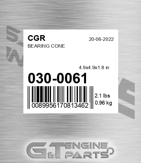 030-0061 Bearing Cone