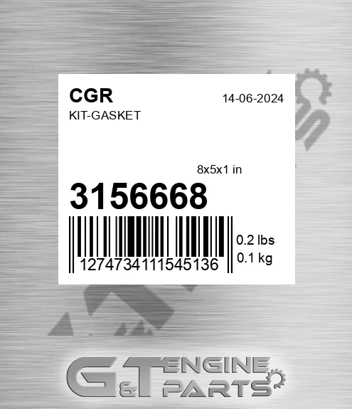 3156668 Kit-gasket