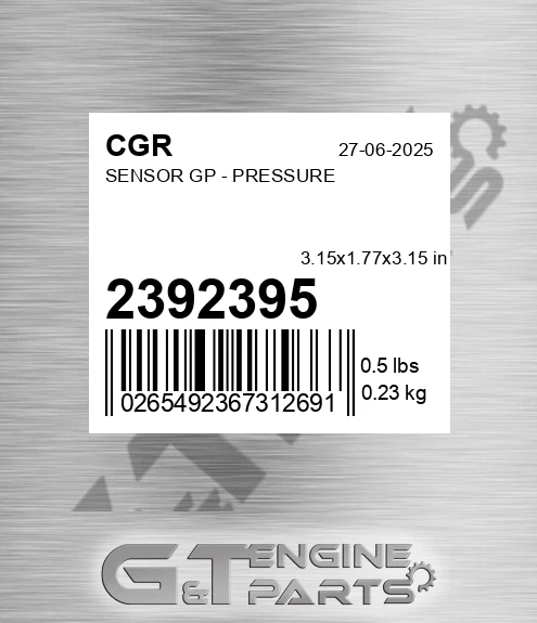 2392395 Sensor Gp - Pressure
