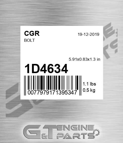 1D4634 Bolt
