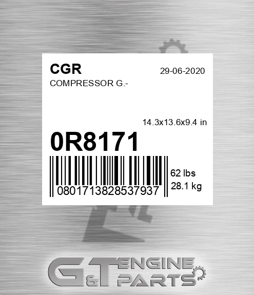 0R8171 CGR Compressor G.-