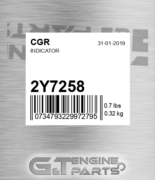 2Y7258 CGR Indicator