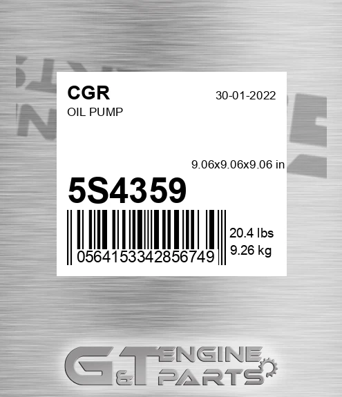 5S4359 CGR Oil Pump