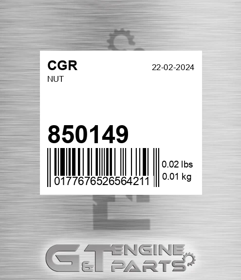 850149 Nut
