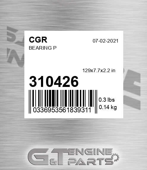 310426 Bearing P