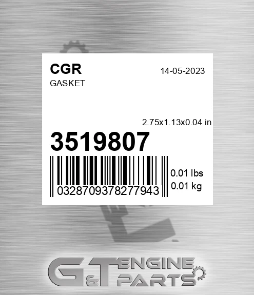 3519807 Gasket