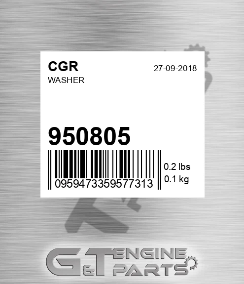 950805 Washer
