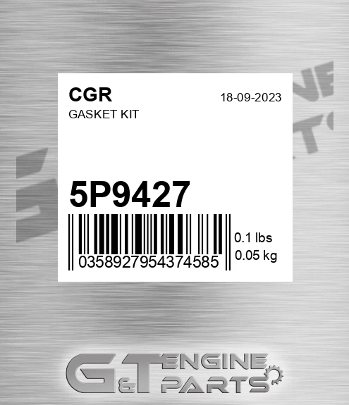 5P9427 CGR Gasket Kit