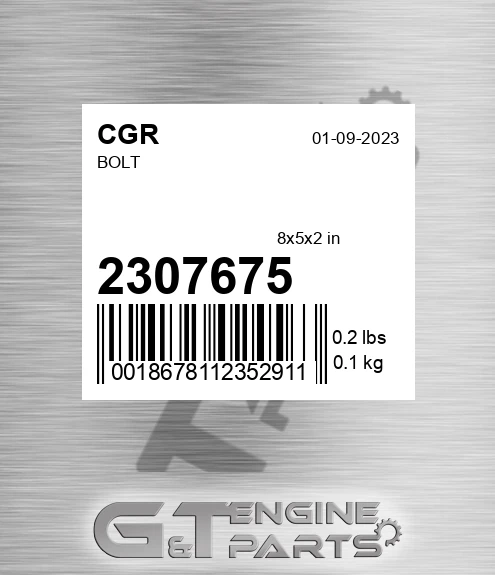 2307675 CGR Bolt