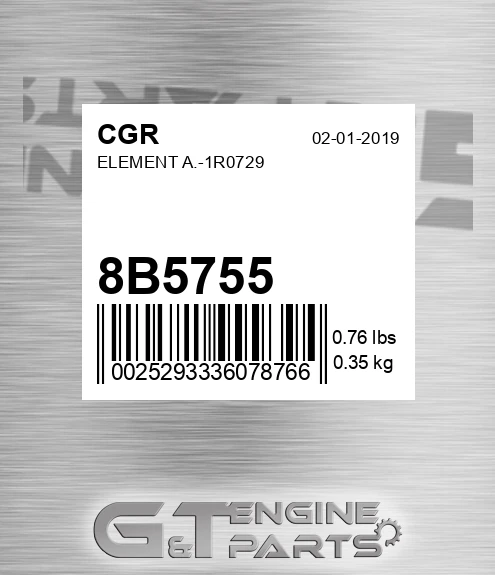 8B5755 CGR Element A.-1r0729