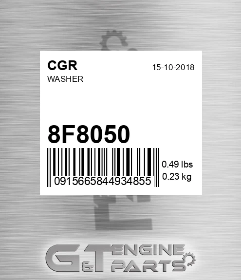 8F8050 Washer