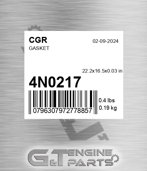 4N0217 CGR Gasket