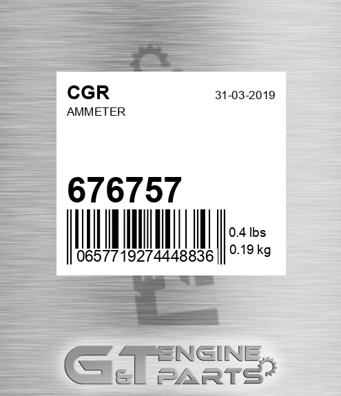 676757 Ammeter