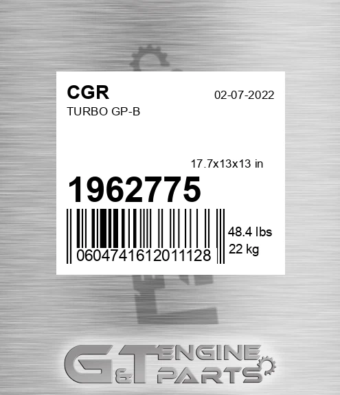 1962775 Turbo Gp-b for CGR