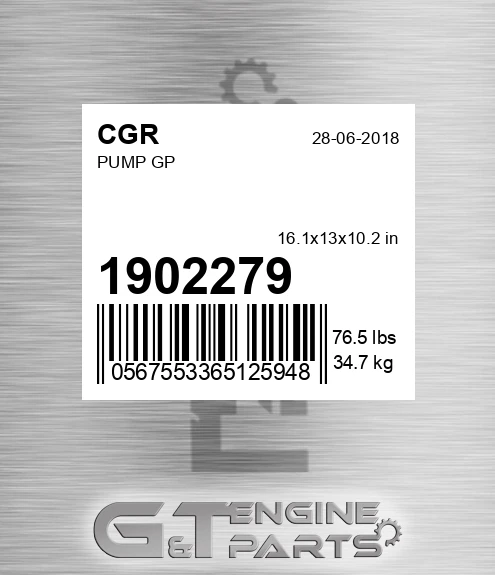 1902279 CGR Pump Gp