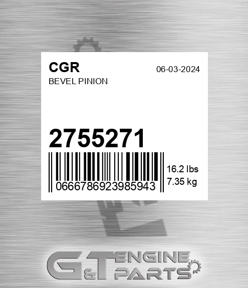 2755271 Bevel Pinion