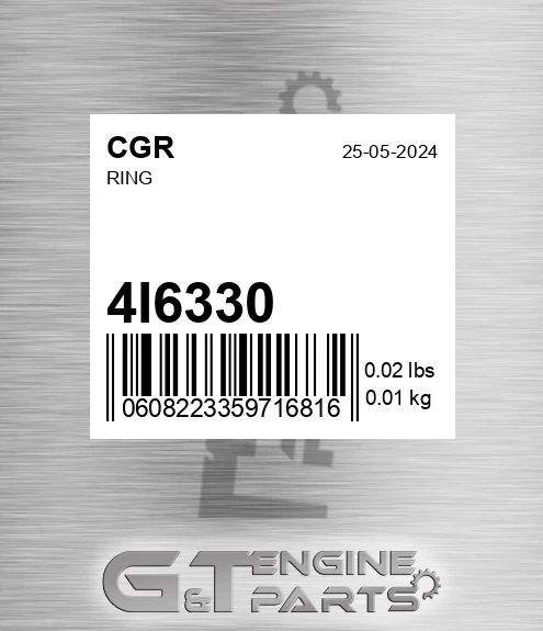 4I6330 CGR Ring