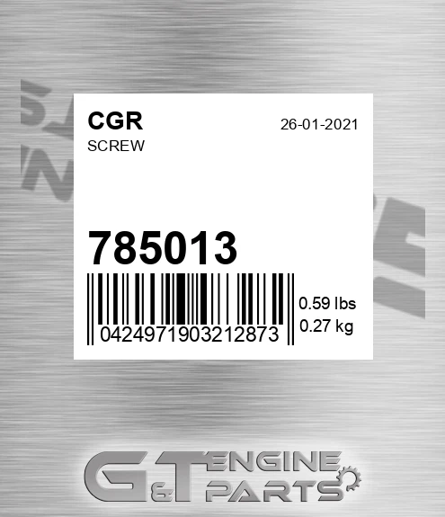 785013 CGR Screw