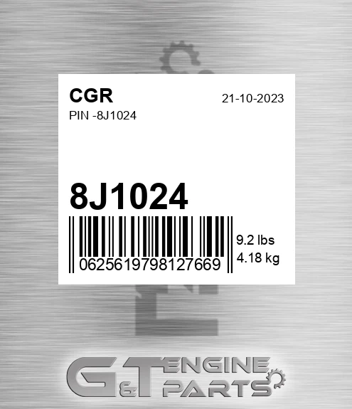 8J1024 CGR Pin -