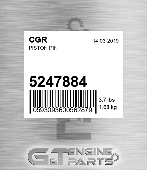 5247884 CGR Piston Pin