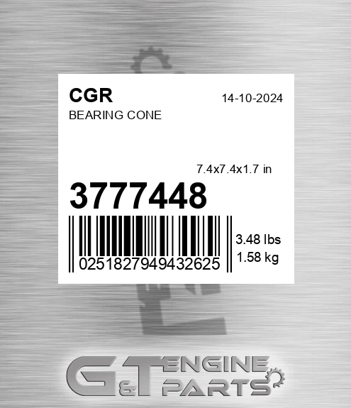 3777448 Bearing Cone