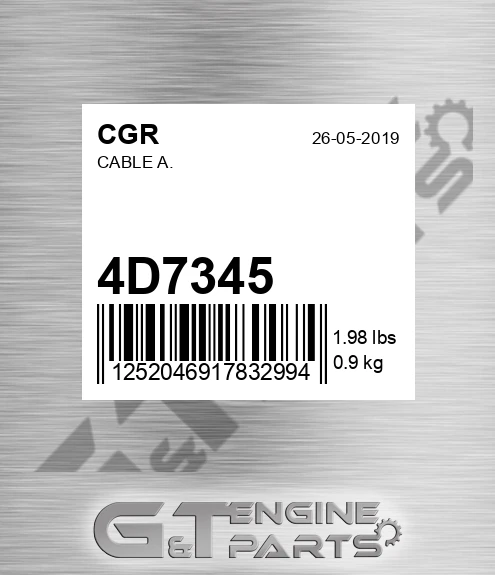 4D7345 Cable A.