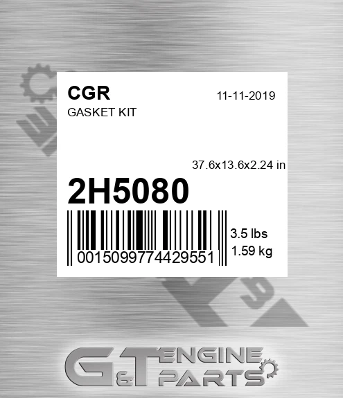 2H5080 Gasket Kit