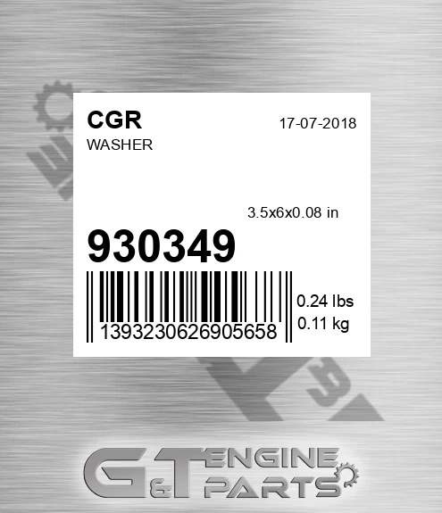 930349 Washer