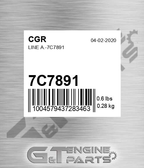 7C7891 CGR Line A.-