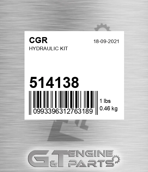 514138 CGR Hydraulic Kit