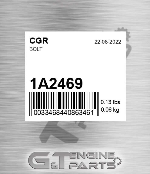 1A2469 Bolt