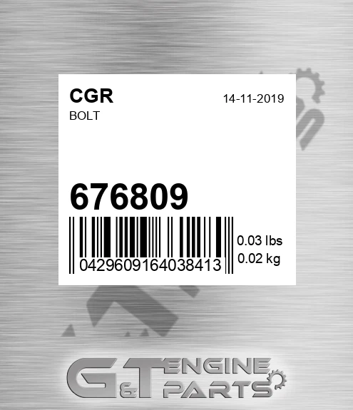 676809 Bolt