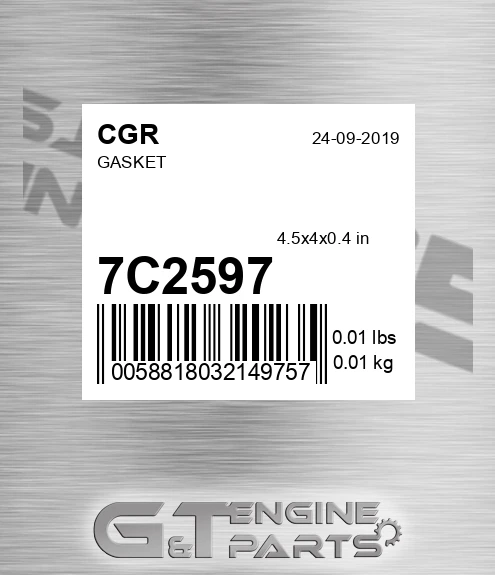 7C2597 Gasket