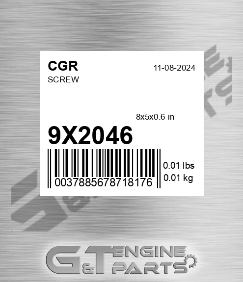 9X2046 Screw