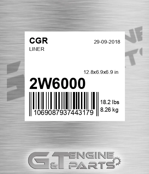 2W6000 CGR Liner