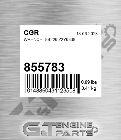 855783 Wrench -8s2265/2y6838