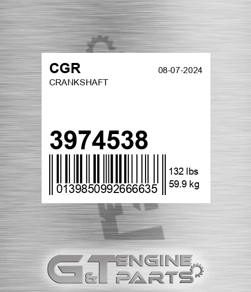 3974538 Crankshaft