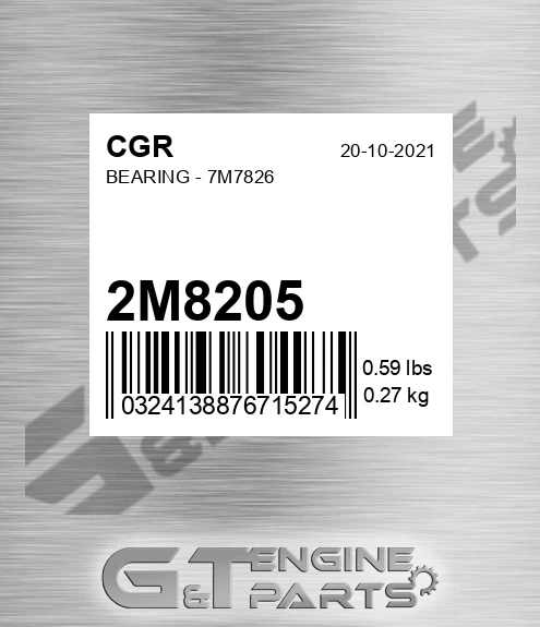 2M8205 CGR Bearing - 7m7826