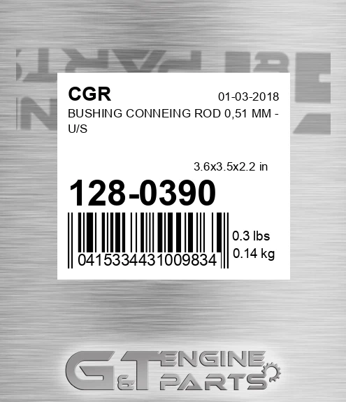 128-0390 Bushing Conneing Rod 0,51 Mm - U/s