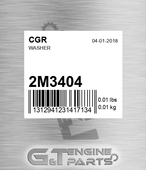 2M3404 CGR Washer