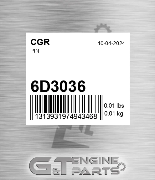 6D3036 Pin