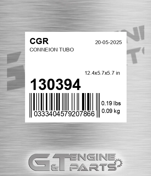 130394 Conneion Tubo