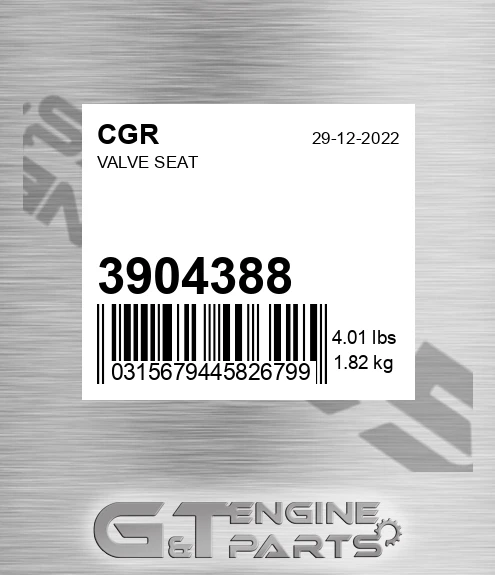 3904388 Valve Seat