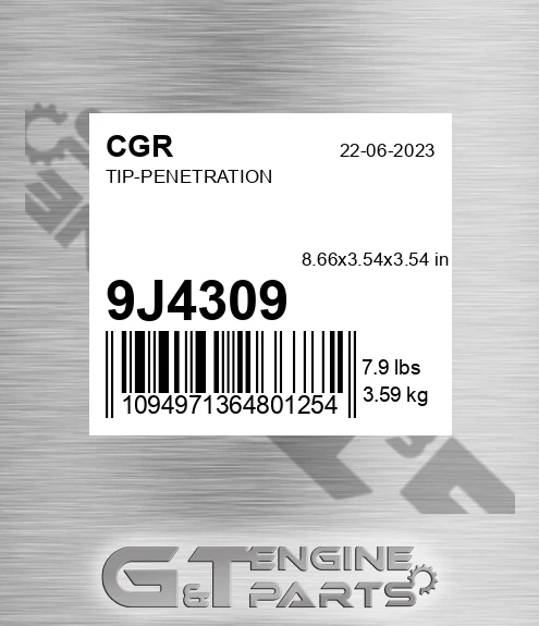 9J4309 Tip-penetration