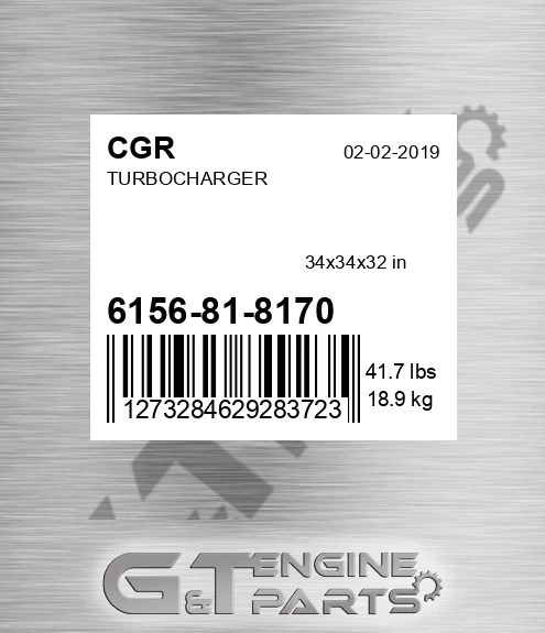 6156-81-8170 Turbocharger